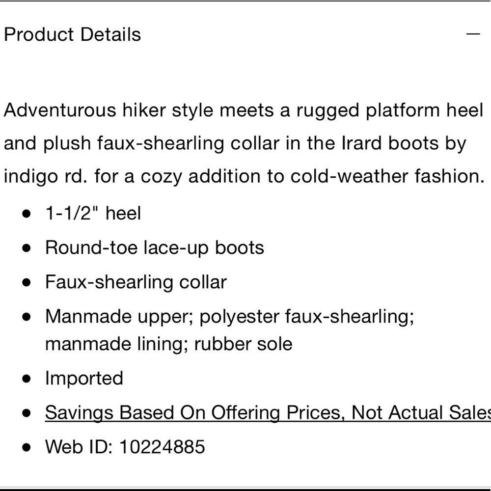 Indigo Irard Black Lace Up Sherpa Hiker Boot 5.5 - Picture 3 of 15